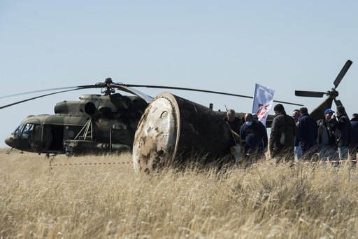 Expedition 62 Soyuz Landing