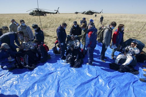 Expedition 62 Soyuz Landing