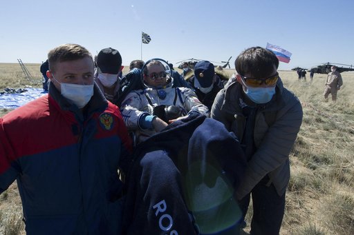 Expedition 62 Soyuz Landing
