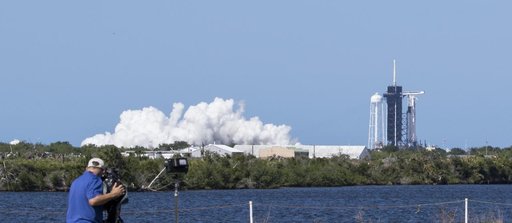 SpaceX Demo-2 Static Fire