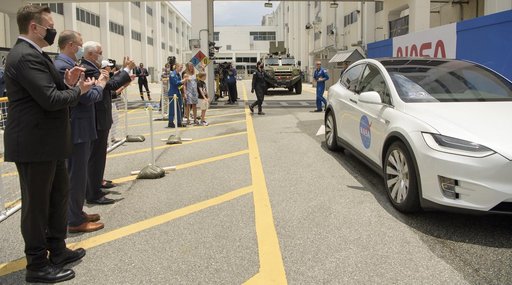 SpaceX Demo-2 Crew Walkout