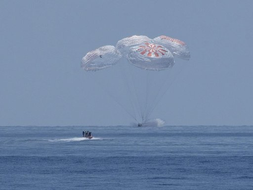 SpaceX Demo-2 Landing