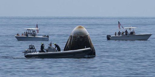 SpaceX Demo-2 Landing