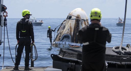 SpaceX Demo-2 Landing