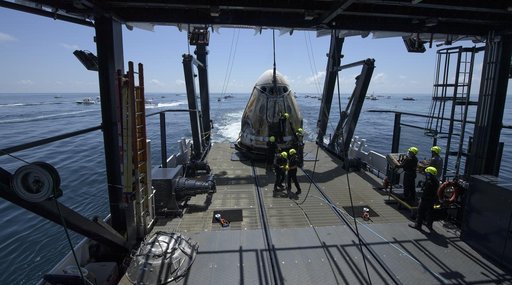 SpaceX Demo-2 Landing