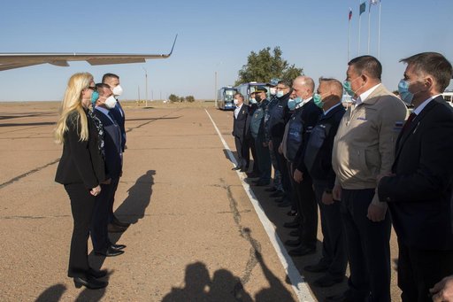 Expedition 64 Arrival in Baikonur