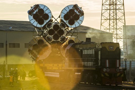 Expedition 64 Soyuz Rollout