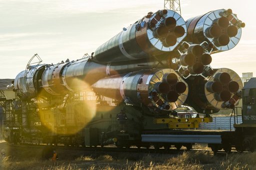 Expedition 64 Soyuz Rollout