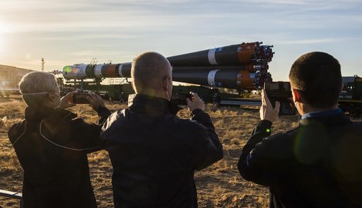 Expedition 64 Soyuz Rollout