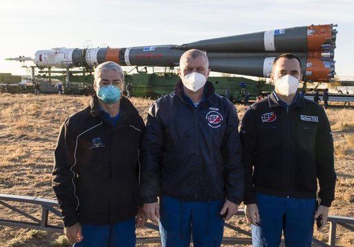 Expedition 64 Soyuz Rollout