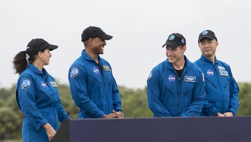 SpaceX Crew-1 Crew Arrival