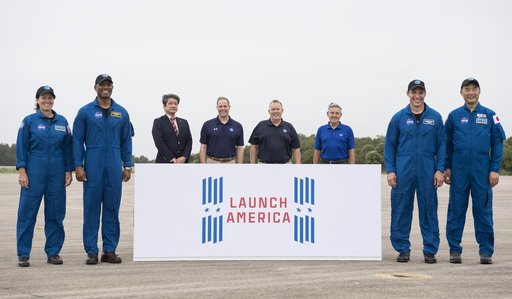 SpaceX Crew-1 Crew Arrival