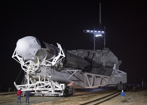 SpaceX Crew-1 Rollout