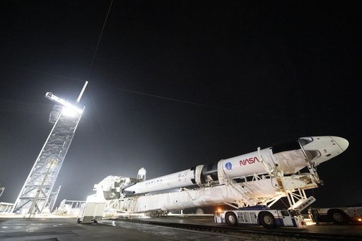 SpaceX Crew-1 Rollout
