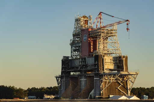 Hot Fire Test of SLS Rocket Core Stage
