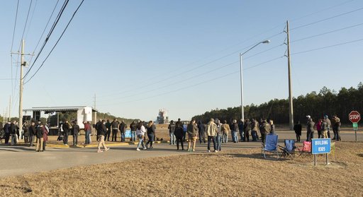 Hot Fire Test of SLS Rocket Core Stage