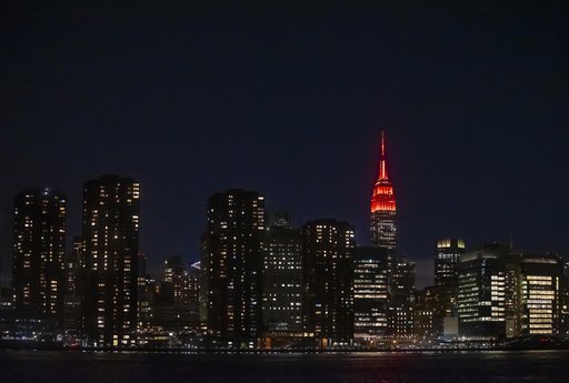 Empire State Illuminated for Mars Perseverance