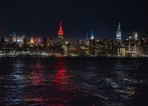 Empire State Illuminated for Mars Perseverance