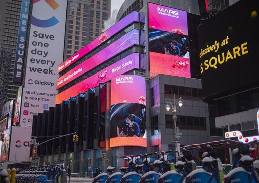 NASA Mars Perseverance Live at One Times Square