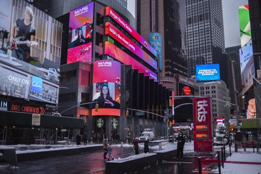 NASA Mars Perseverance Live at One Times Square
