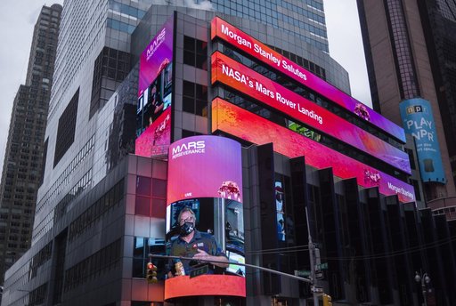 NASA Mars Perseverance Live at One Times Square