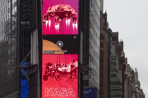 NASA Mars Perseverance Live at One Times Square