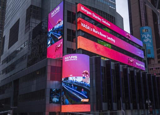 NASA Mars Perseverance Live at One Times Square