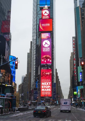 NASA Mars Perseverance Live at One Times Square