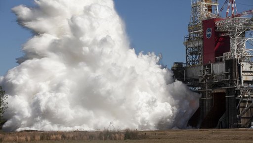 Second Hot Fire Test of SLS Rocket Core Stage