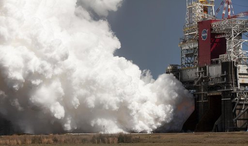 Second Hot Fire Test of SLS Rocket Core Stage