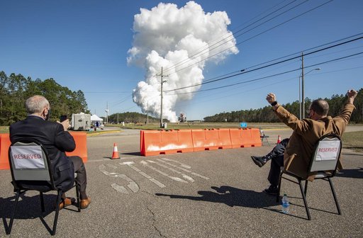 Second Hot Fire Test of SLS Rocket Core Stage