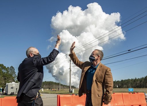 Second Hot Fire Test of SLS Rocket Core Stage