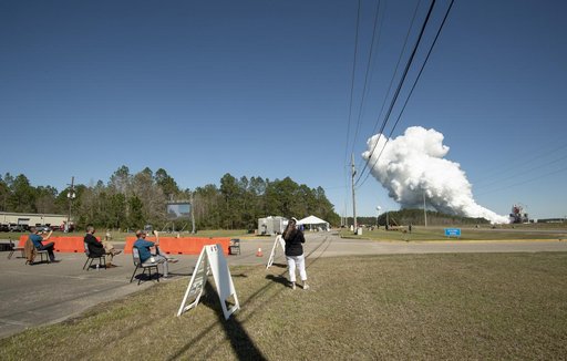 Second Hot Fire Test of SLS Rocket Core Stage