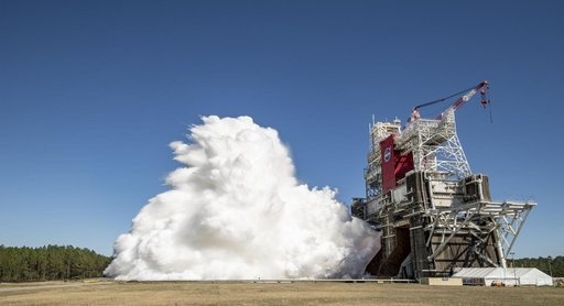 Second Hot Fire Test of SLS Rocket Core Stage