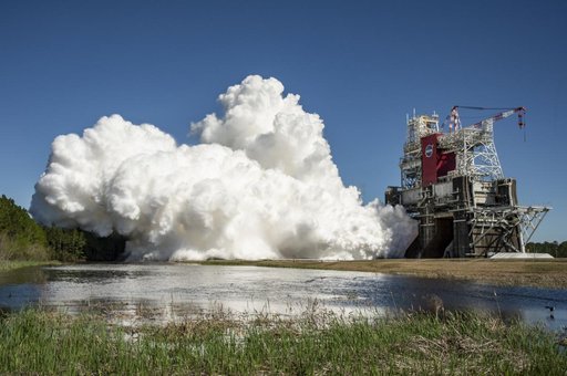 Second Hot Fire Test of SLS Rocket Core Stage