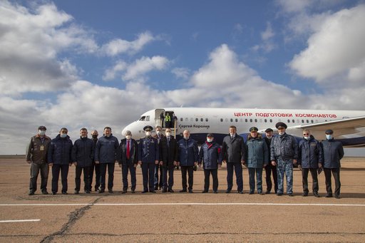 Expedition 65 Crew Arrival in Baikonur