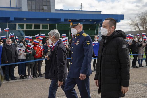 Expedition 65 Crew Arrival in Baikonur