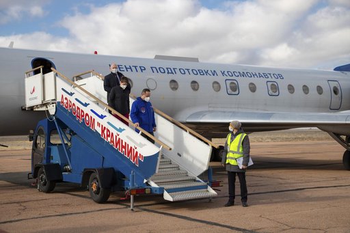 Expedition 65 Crew Arrival in Baikonur