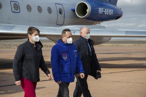 Expedition 65 Crew Arrival in Baikonur