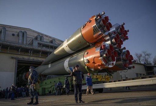 Expedition 65 Soyuz Rollout