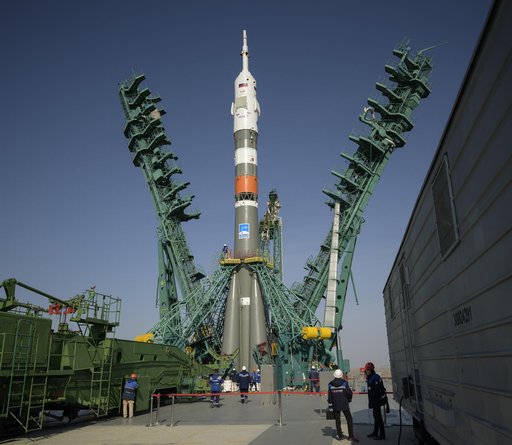 Expedition 65 Soyuz Rollout