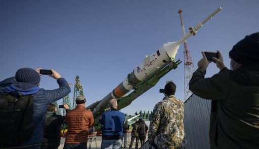 Expedition 65 Soyuz Rollout
