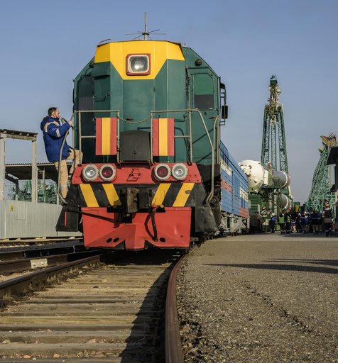 Expedition 65 Soyuz Rollout
