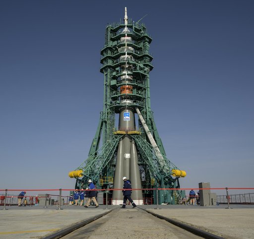 Expedition 65 Soyuz Rollout