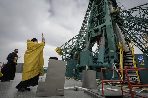 Expedition 65 Soyuz Blessing