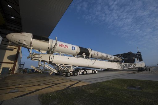 SpaceX Crew-2 Rollout