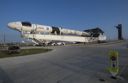 SpaceX Crew-2 Rollout