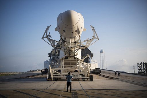 SpaceX Crew-2 Rollout