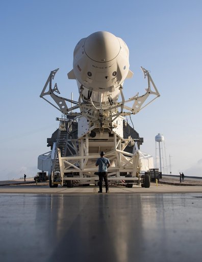 SpaceX Crew-2 Rollout