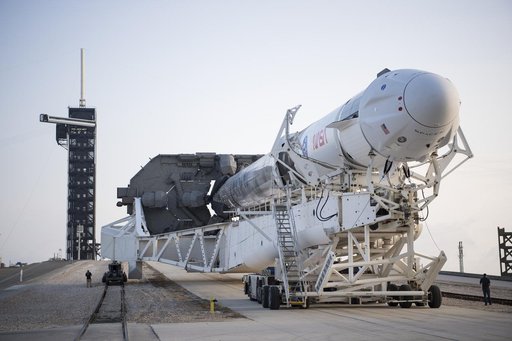 SpaceX Crew-2 Rollout